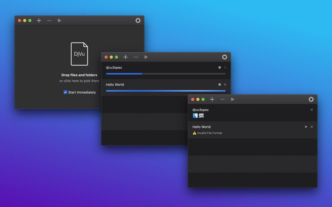 DjVu To PDF Converter 2.0 download macOS