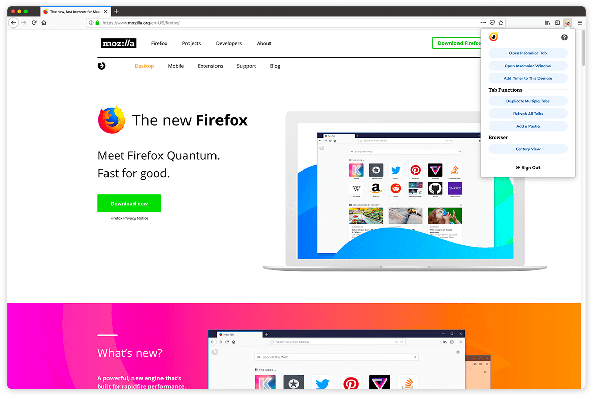 Download Insomniac Browser