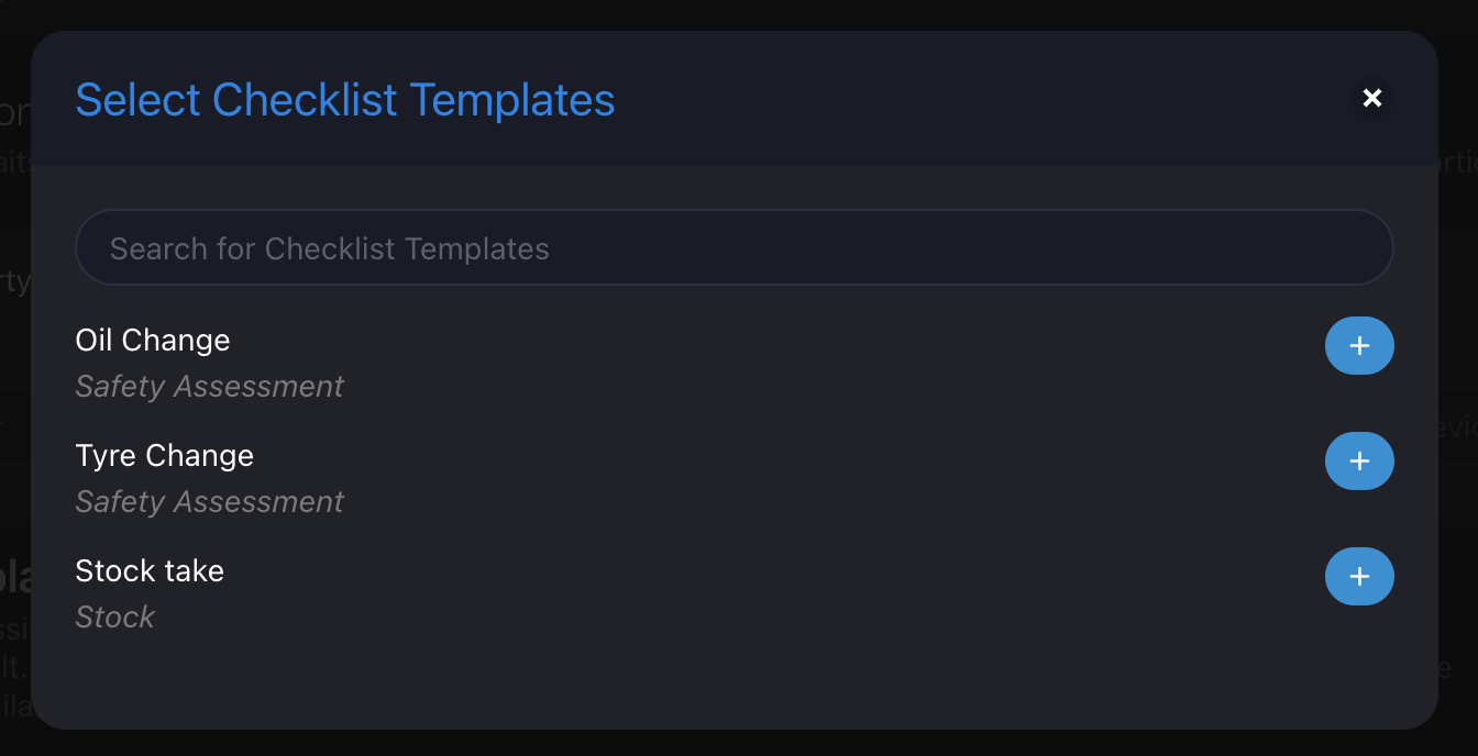 Inspeckta Docs • Create an Equipment Classification