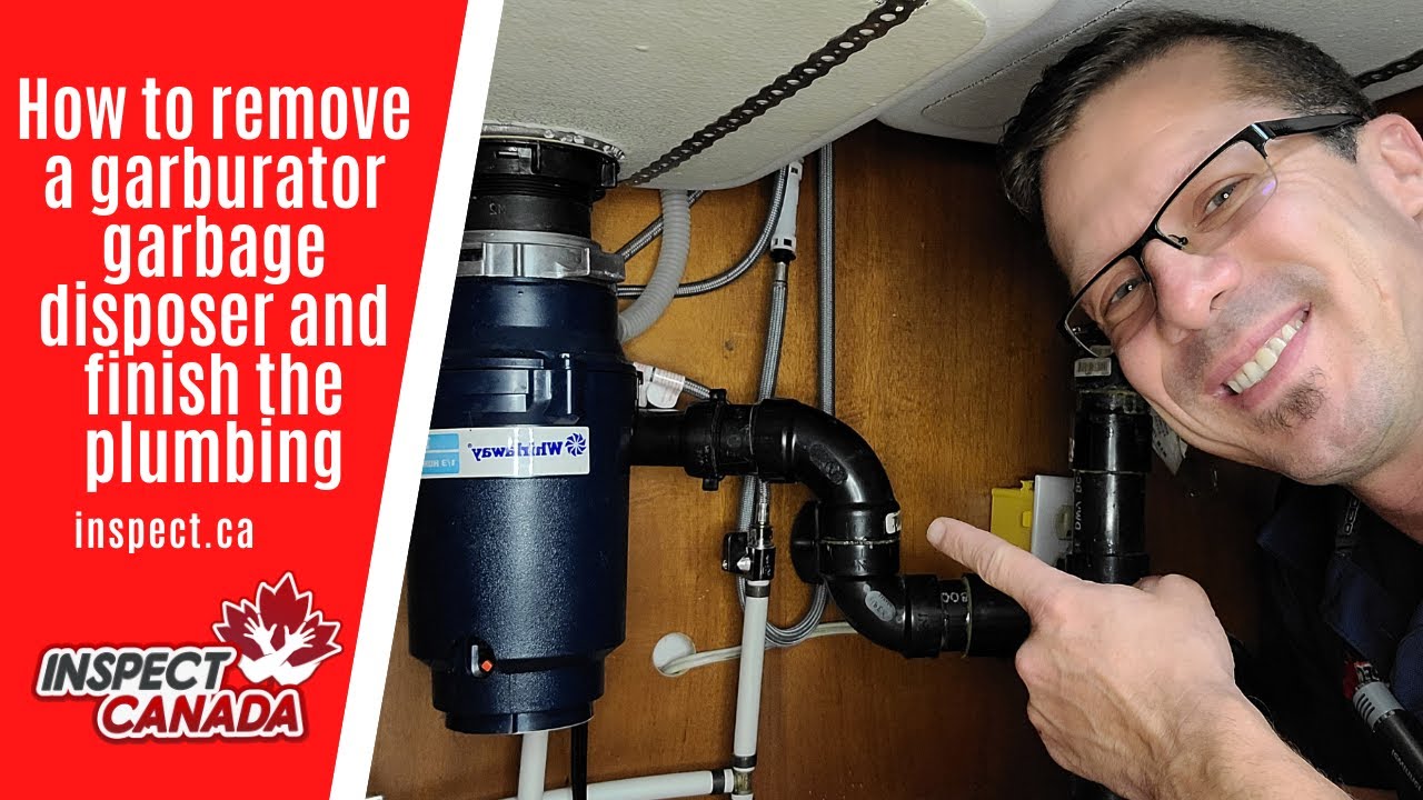 How to Replace a Garburator and Finish the Plumbing Inspect Canada