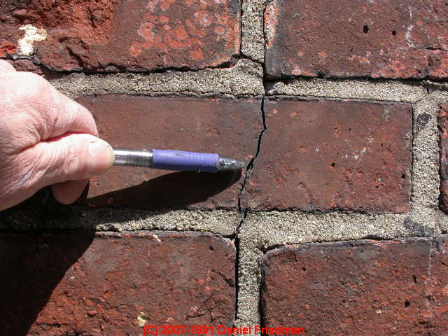 Chimney Crack Diagnosis A Catalog of types and causes of cracks in