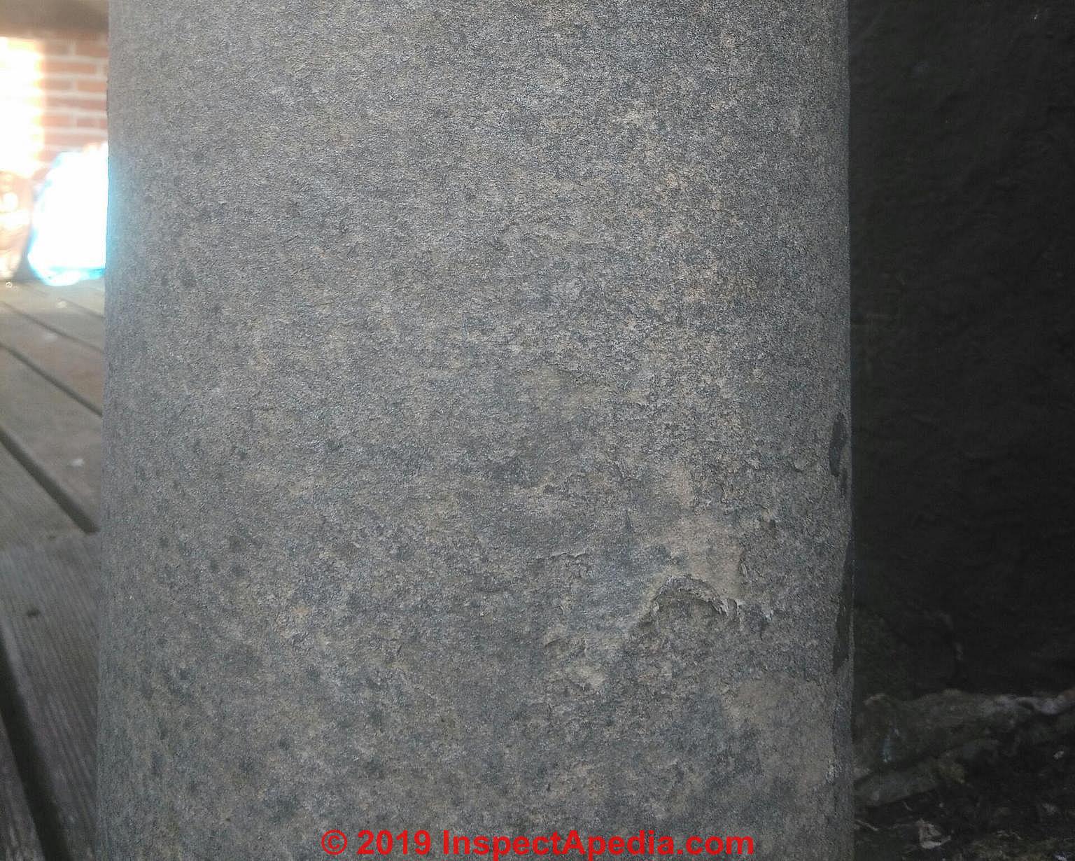 Transite Cement Asbestos Chimneys & Pipes Recognize asbestos transite