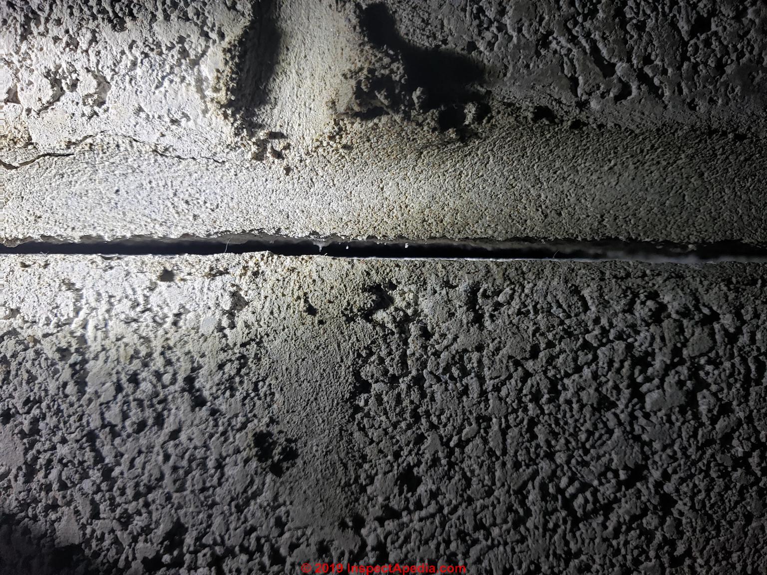 Cracks in Block Foundation Walls Crack detection & crack evaluation