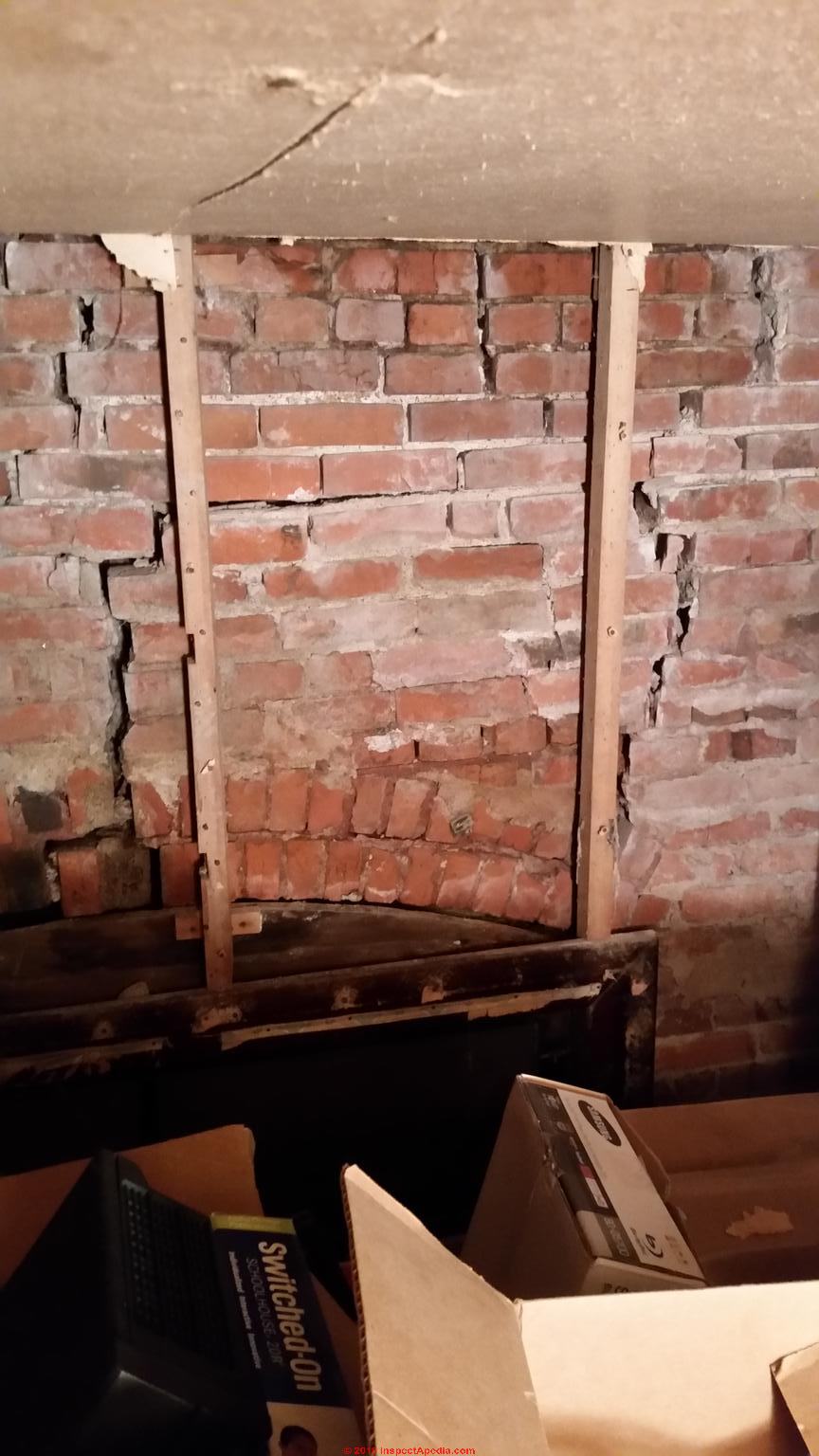 Brick Foundation & Brick Wall Failure FAQs Q&A on evaluating damage to