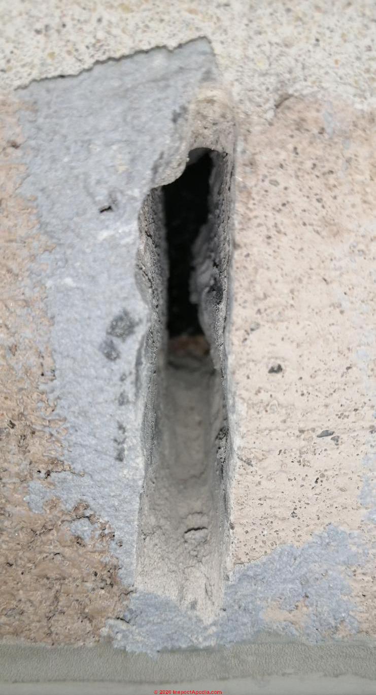 Blocked or Missing Weeps in Brick Veneer Walls