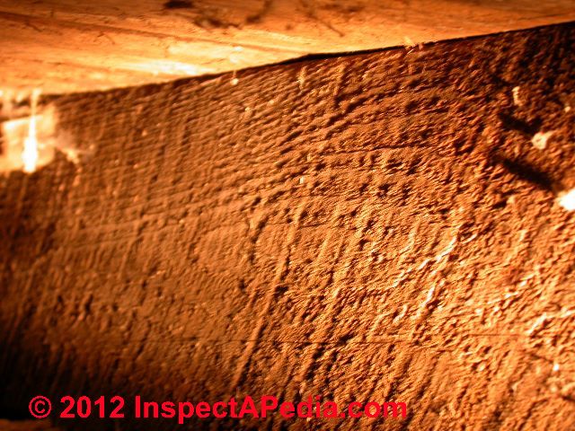 Adze, Axe, or Saw Cut Marks on Lumber Indicate Building Age & Wood