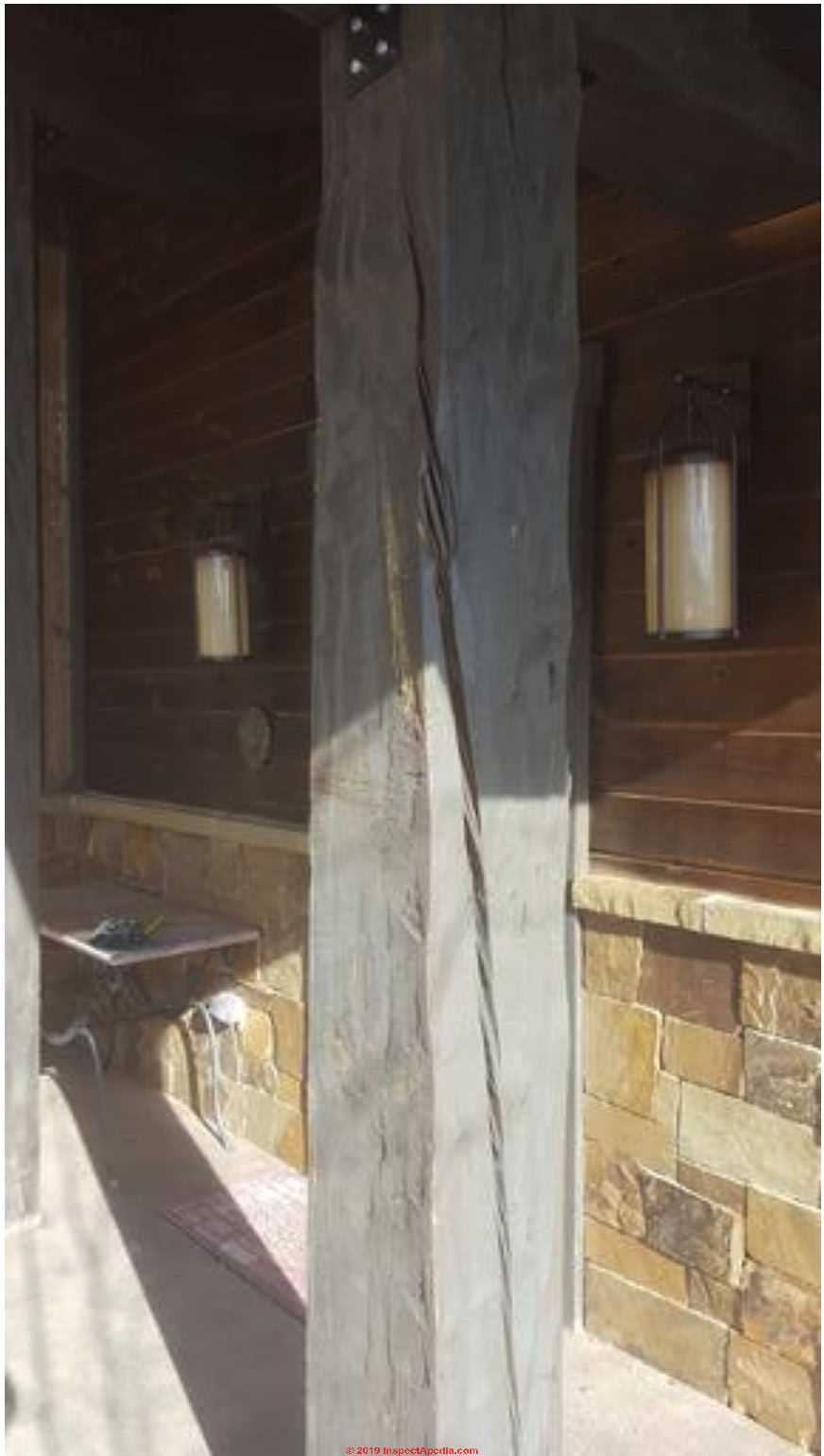 Cracks & Splits in Wood Beams, Logs, Vigas, Posts FAQs Cause, Effect