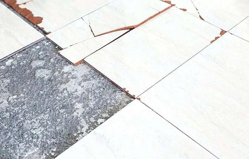 How to replace broken tiles Inspection Findings Solutions