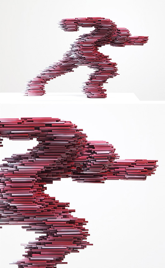 PVC Pipe Sculptures by Kang DuckBong Daily design inspiration for