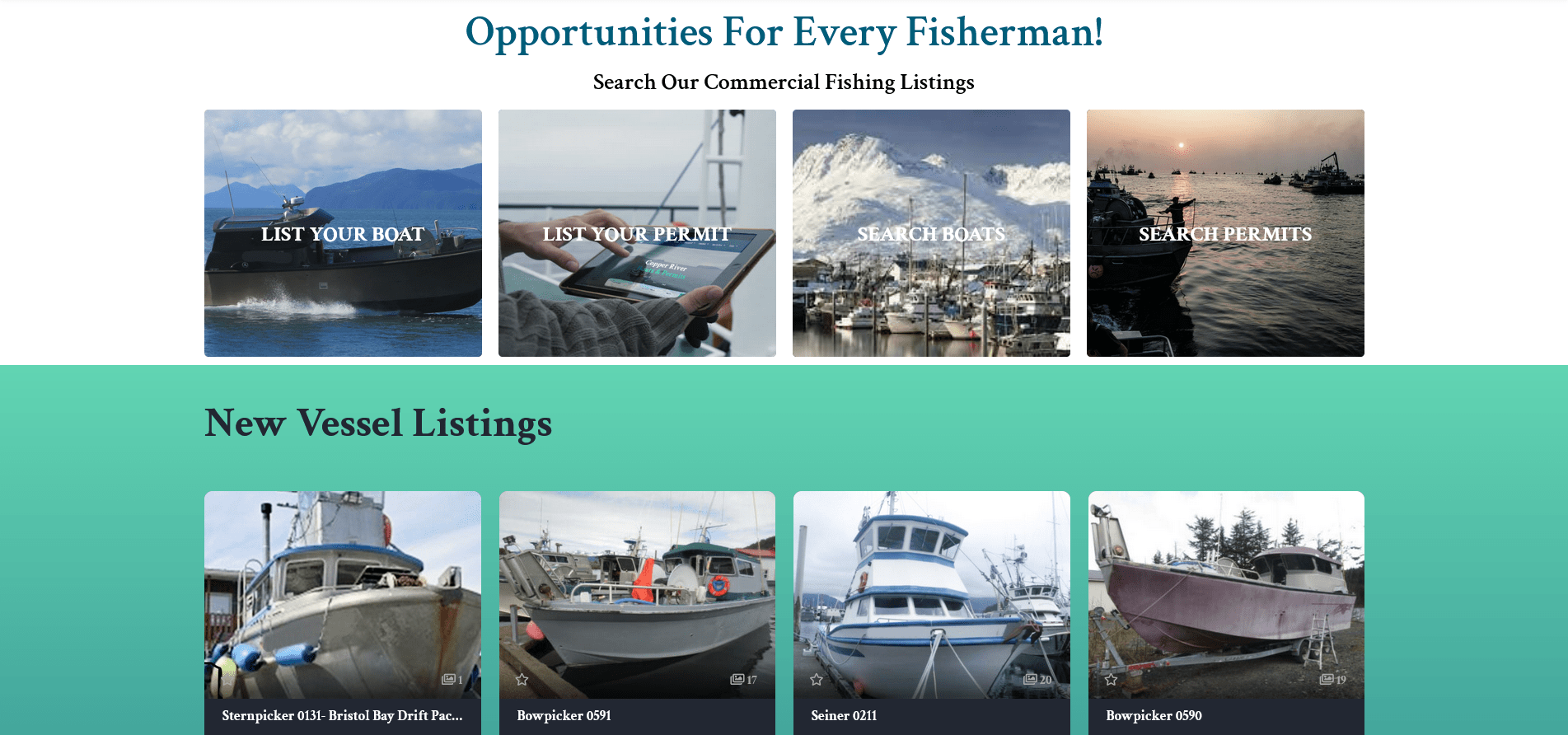 Copper River Boats & Permits Inspirable site Design