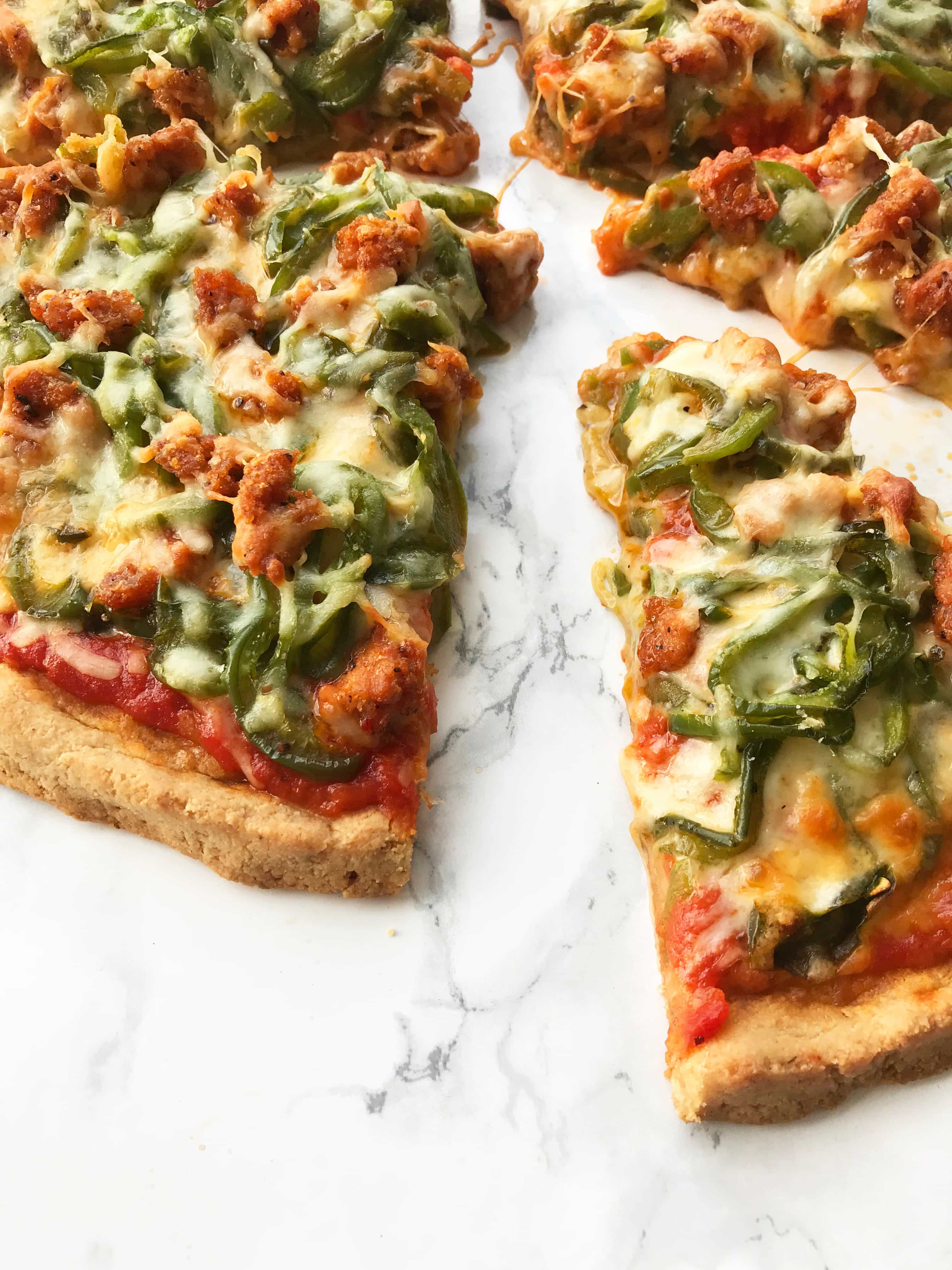 GlutenFree Pizza with Spiralized Toppings Three Ways Inspiralized