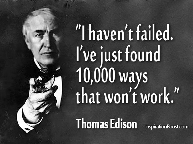 thomas edison quote on success Thomas Edison Quotes | Inspiration Boost