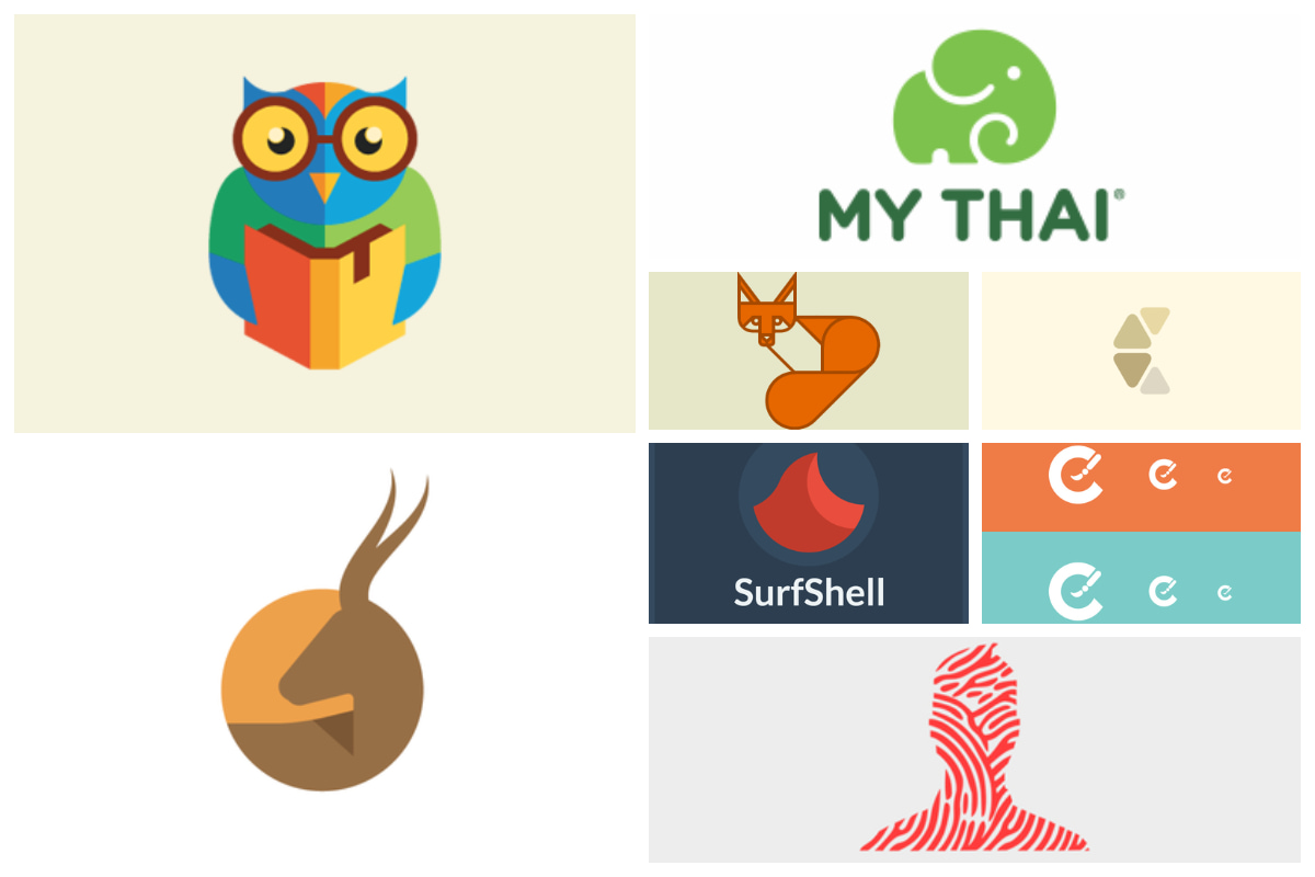 30 Charming Flat Logo Designs Inspirationfeed