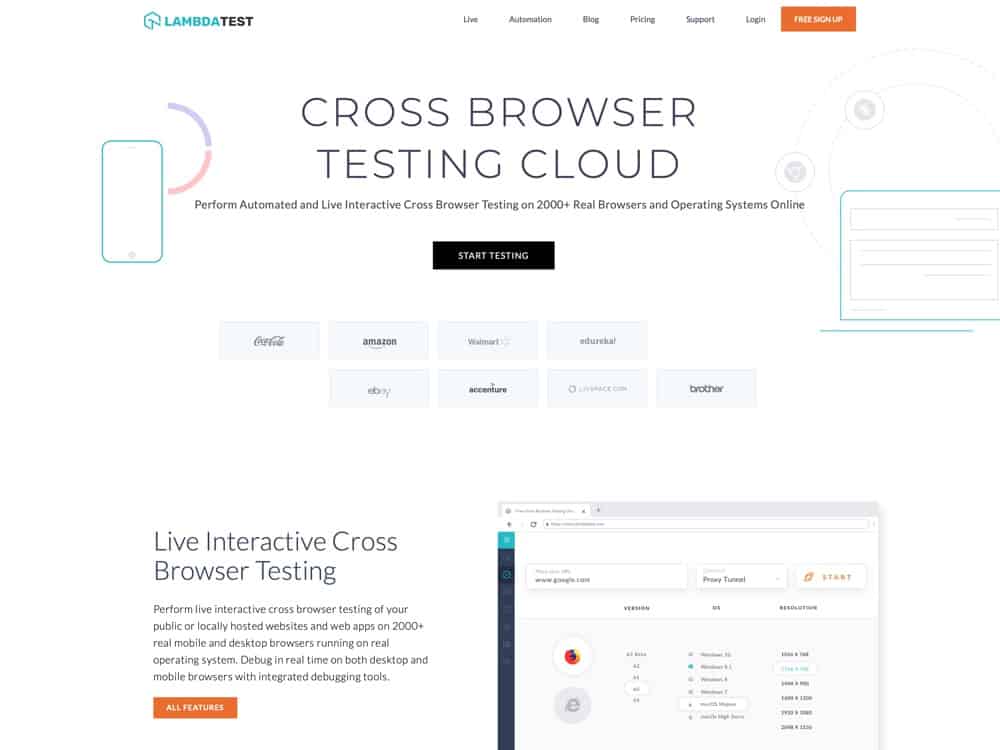 Free Cross Browser Testing Tool on Cloud Selenium Automation Testing Inspirationfeed