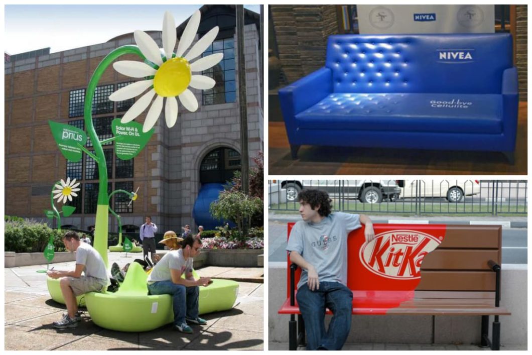 20 Creative Examples of Bench Advertising Inspirationfeed