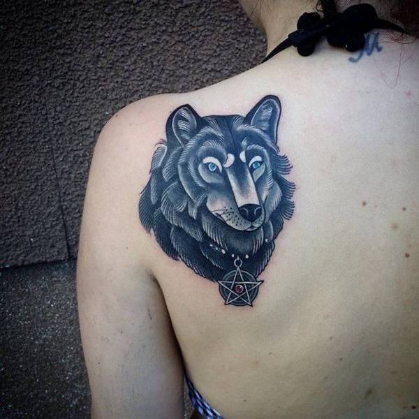 105 Awesome Wolf Tattoos For The Leader In You - Inspirationfeed 600_x_600_jpg