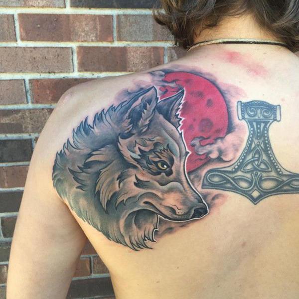 105 Awesome Wolf Tattoos For The Leader In You - Inspirationfeed 600_x_600_jpg
