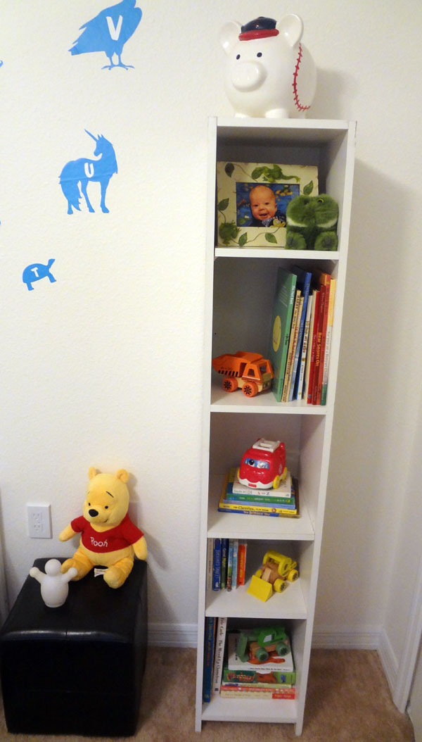 Aiden's Room Wall Decals and Bookcase Inspiration Laboratories