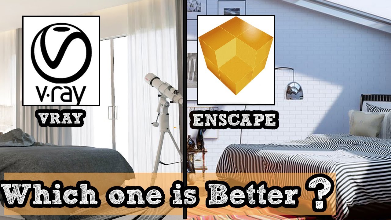 Vray VS Enscape Which is Better? (full comparison) InspirationTuts