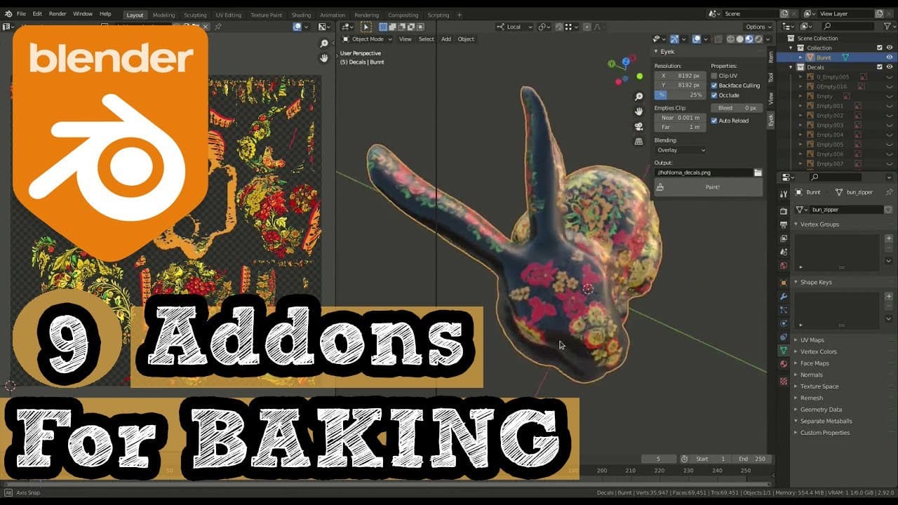 9 Best Material Baking Addons for Blender MustHave for Everyone