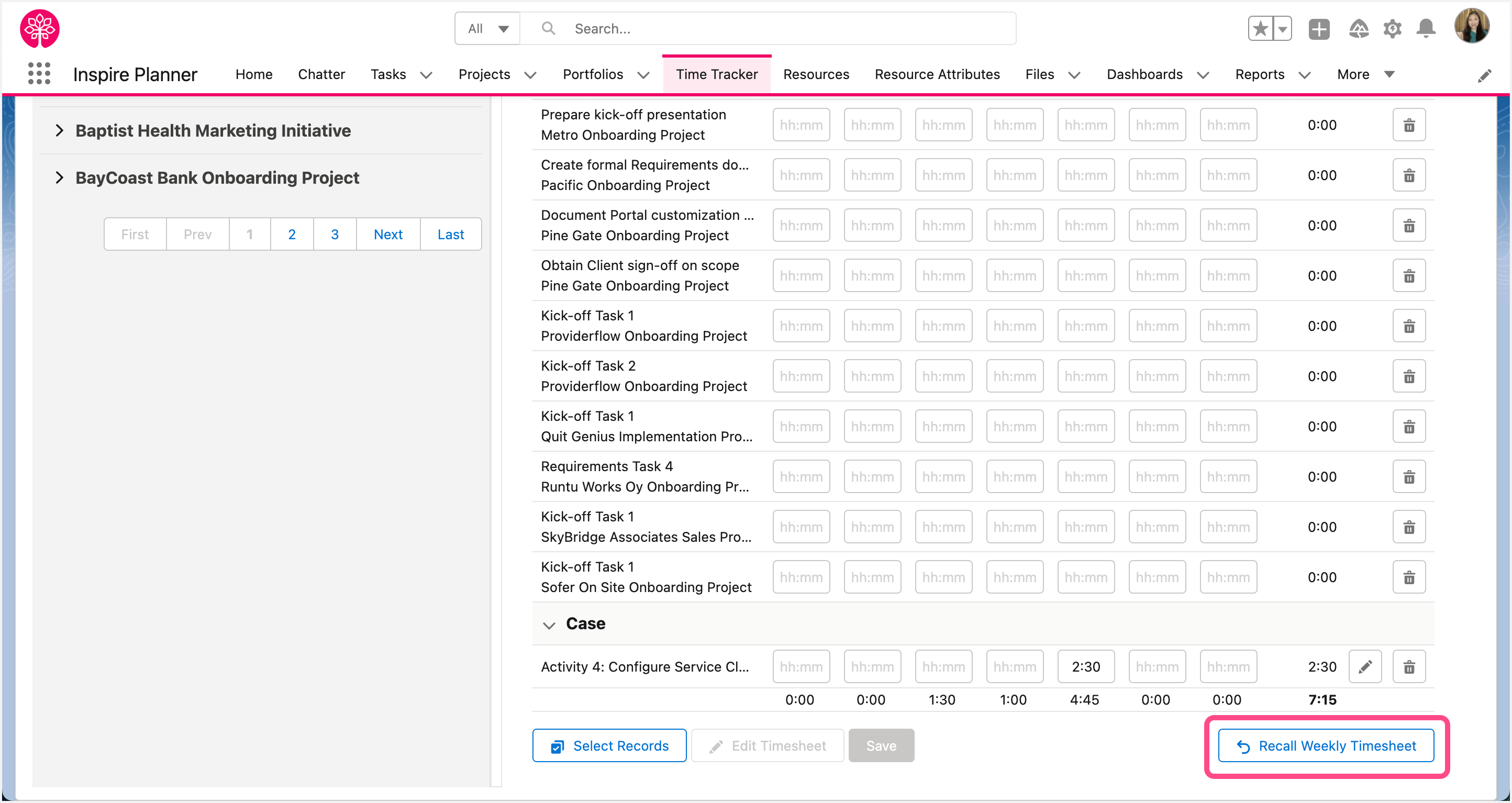 Timesheets Inspire Planner Help Center Inspire Planner