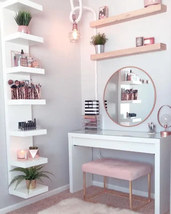 15 Amazing Makeup Vanity Ideas For Bedroom Inspired Beauty
