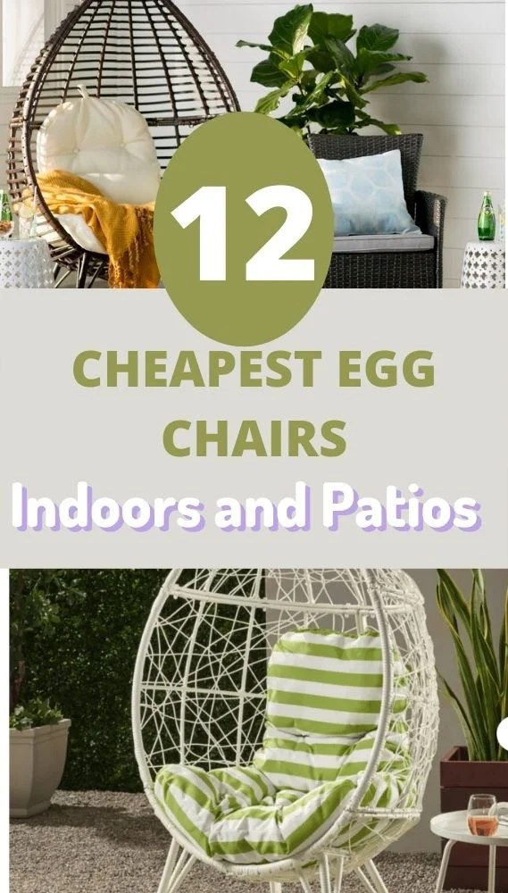 12 Cheap Egg Chairs For Indoors and Patios Inspired Beauty