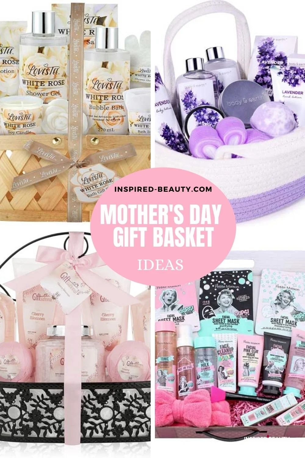12 Mother's Day Gift Basket Ideas Inspired Beauty