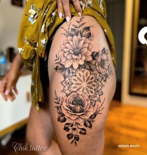 36 flower tattoo designs & Ideas Inspired Beauty