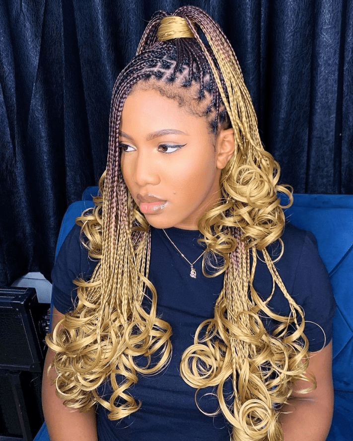 30 Trendy Braids With Curls Hairstyles To Get Inspired Beauty