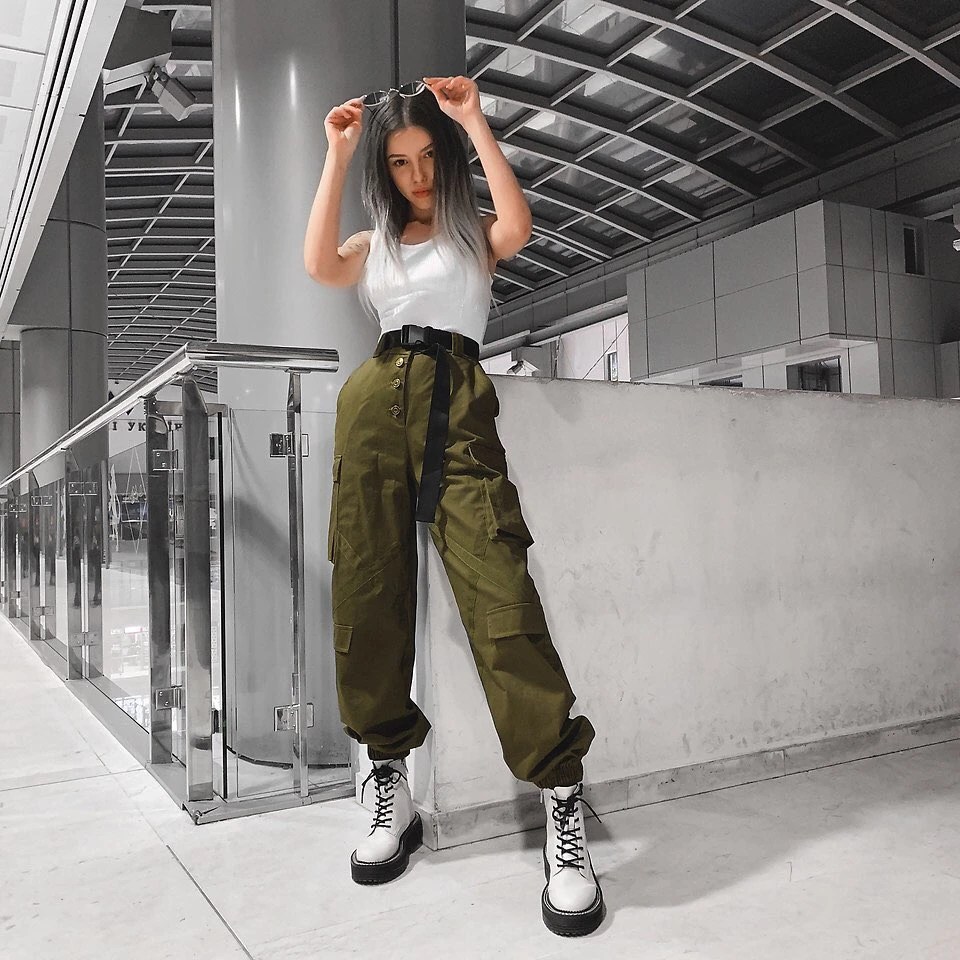 15 Green Cargo Pants Womens Outfit Ideas To Buy Inspired Beauty