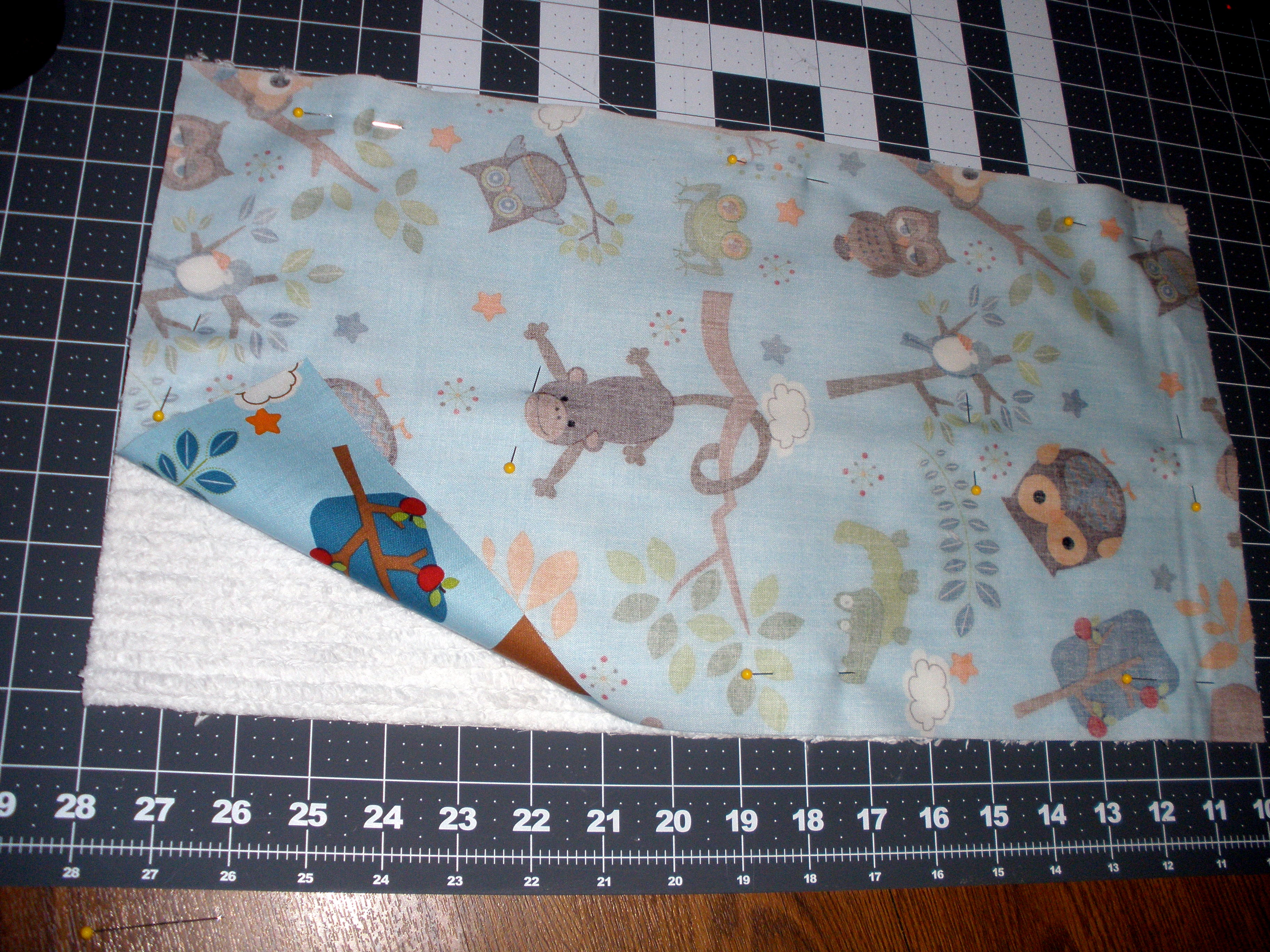 Chenille Burp Cloth Tutorial Inspired Bliss Fabrics