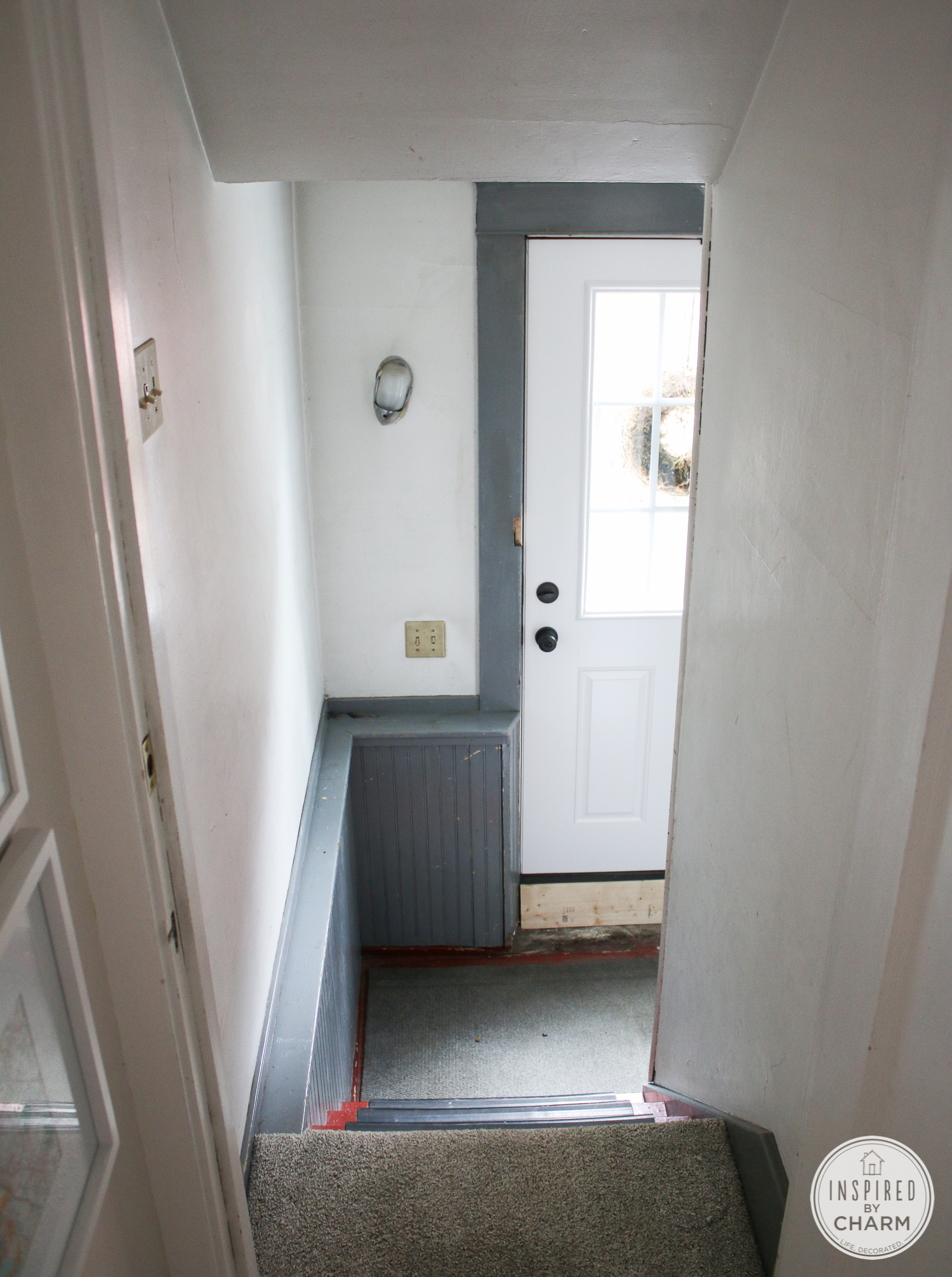 A Fresh Look for the Basement Stairwell