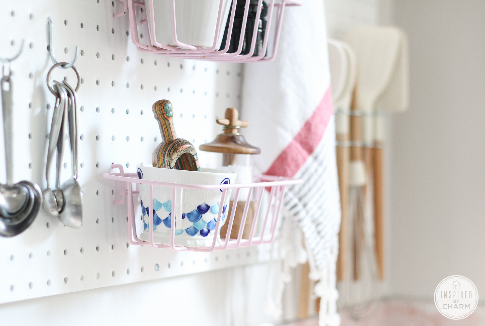 Pegboard Kitchen Storage
