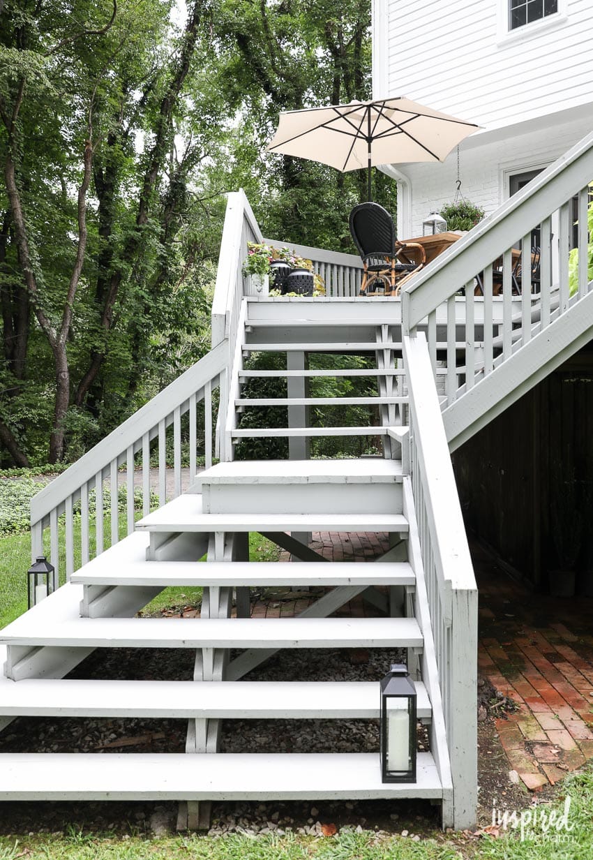 Modern Country Colonial Deck Styling ideas and decorating inspiration