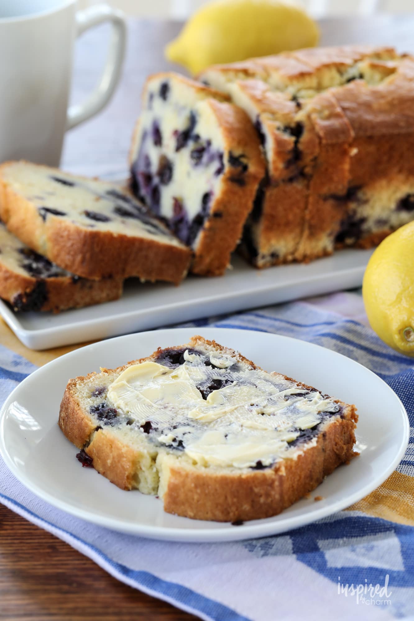 Lemon Blueberry Bread easy quick bread recipe