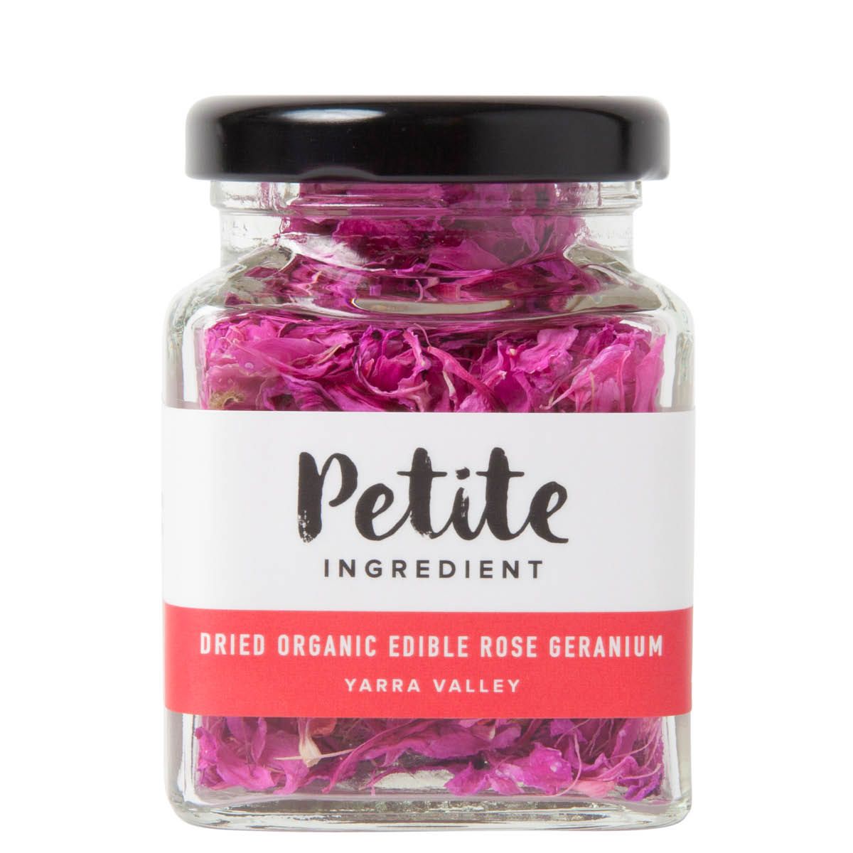 Dried Edible Rose Geranium 110ml Inspired Ingredients