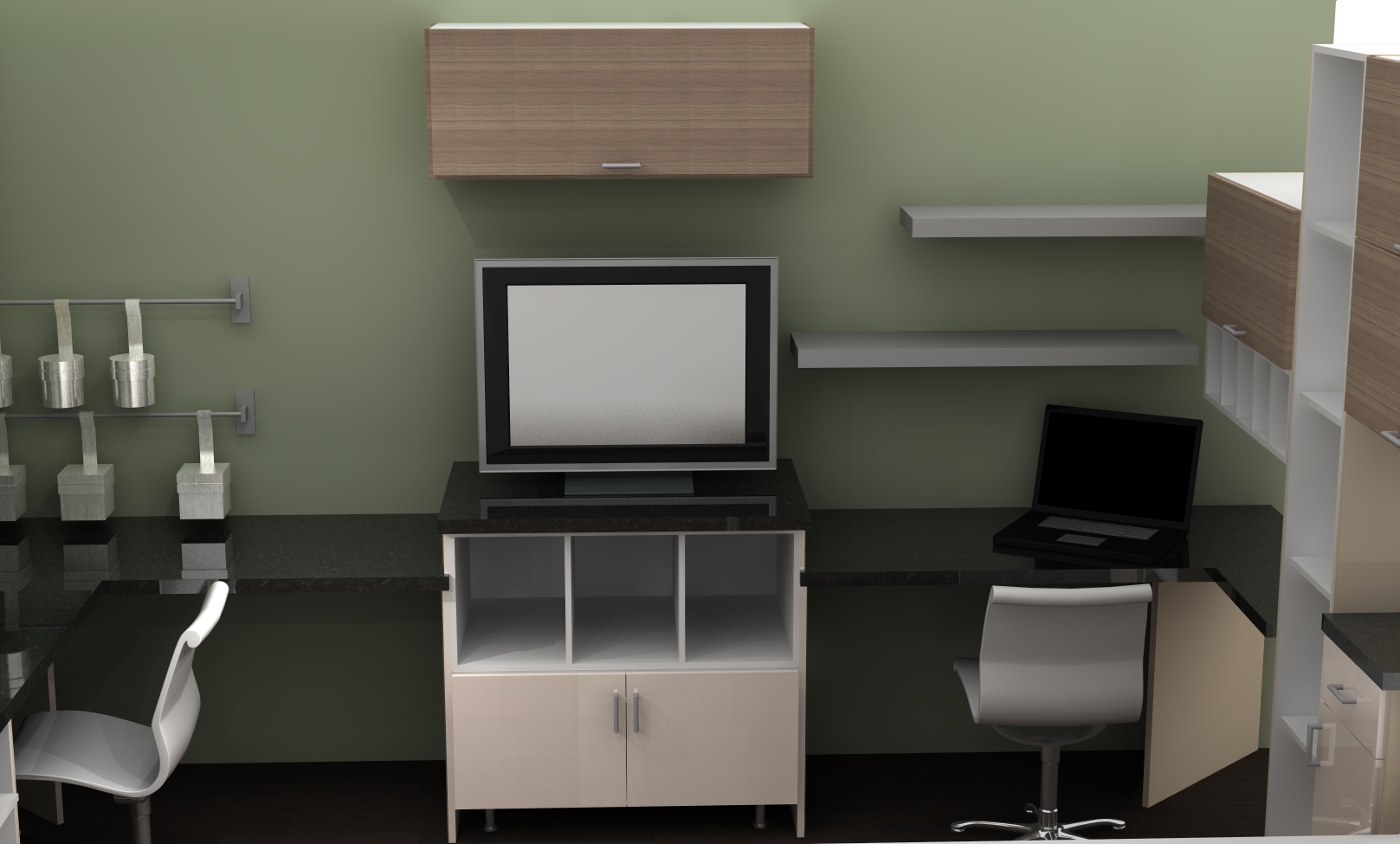 An IKEA home office that means business