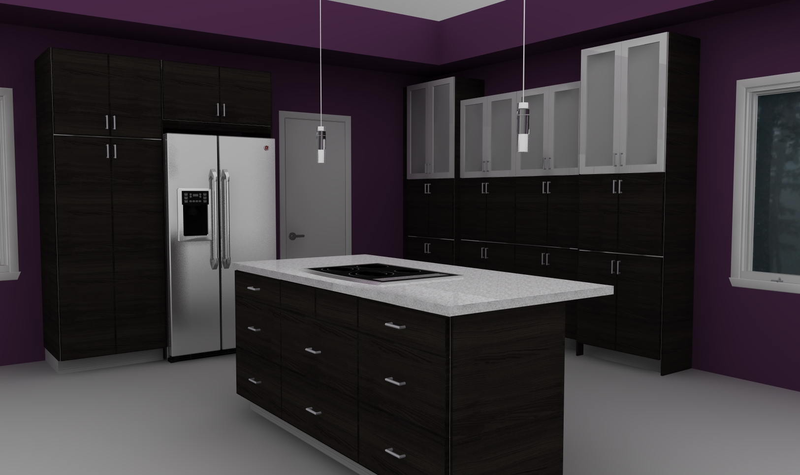 luxurious modern black kitchen with ikea
