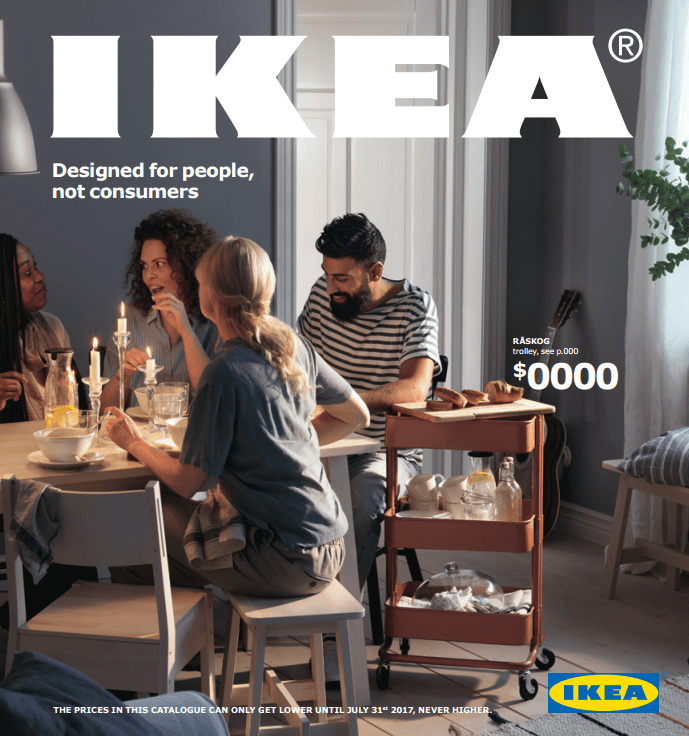 The 2017 IKEA catalog New kitchen counters, doors