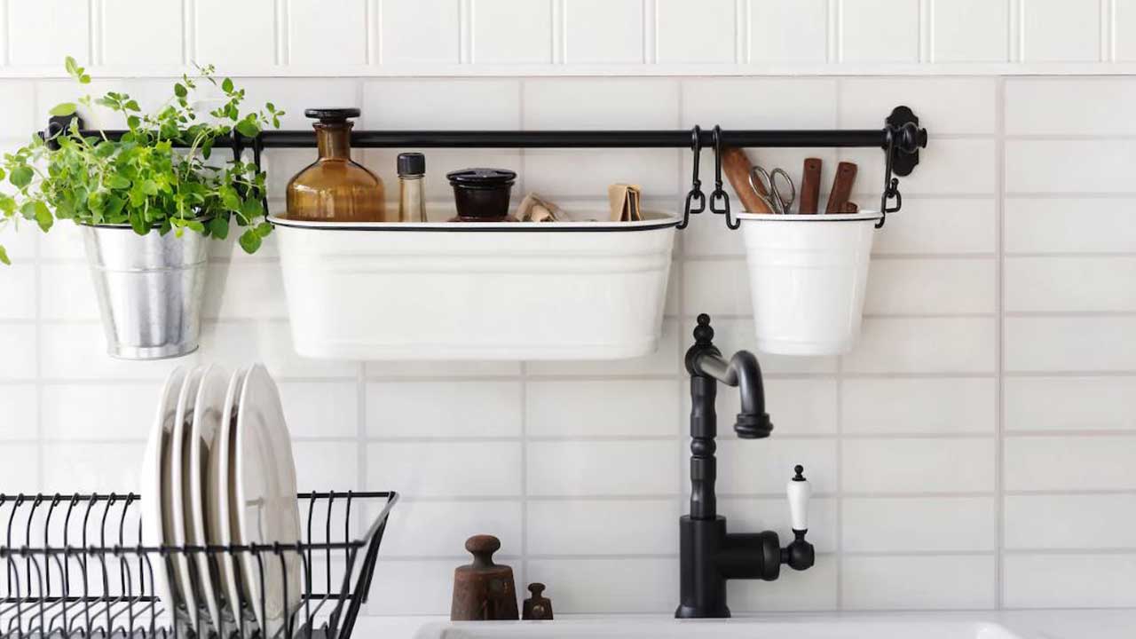 Simple Storage Solutions IKEA FINTORP Wall Organizers