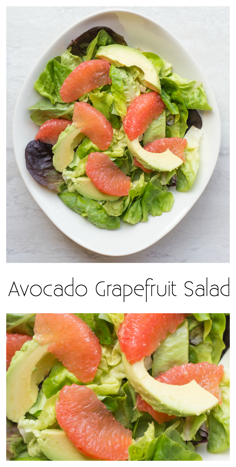 Avocado and Grapefruit Salad Inspired RD