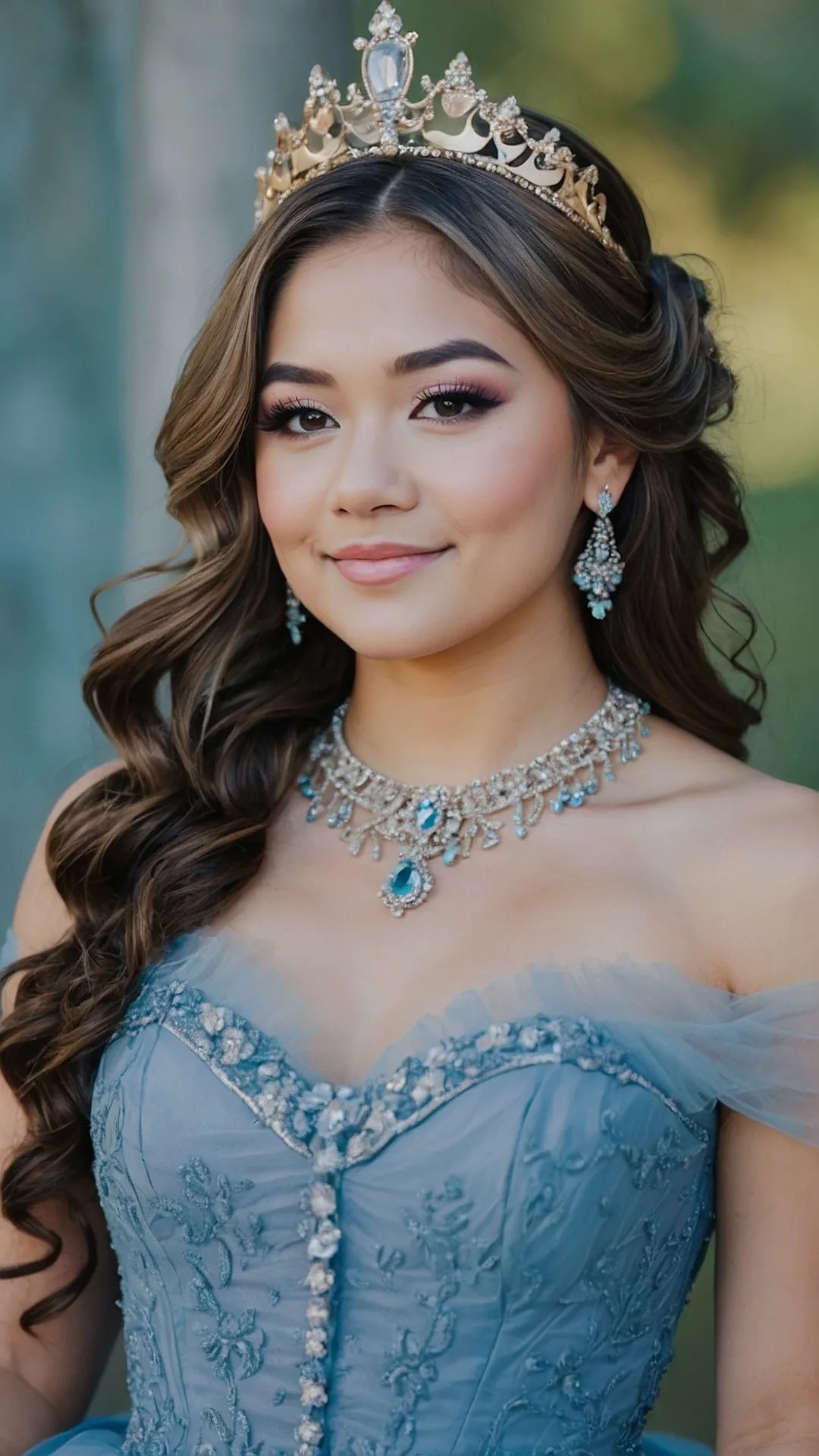 15 Quinceanera Hairstyles with Crown Ideas for Stunning Looks Inspire