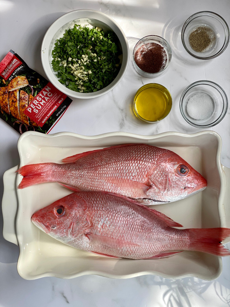 Red Snapper with Persian Sumac Recipe Inspire.Live.Love
