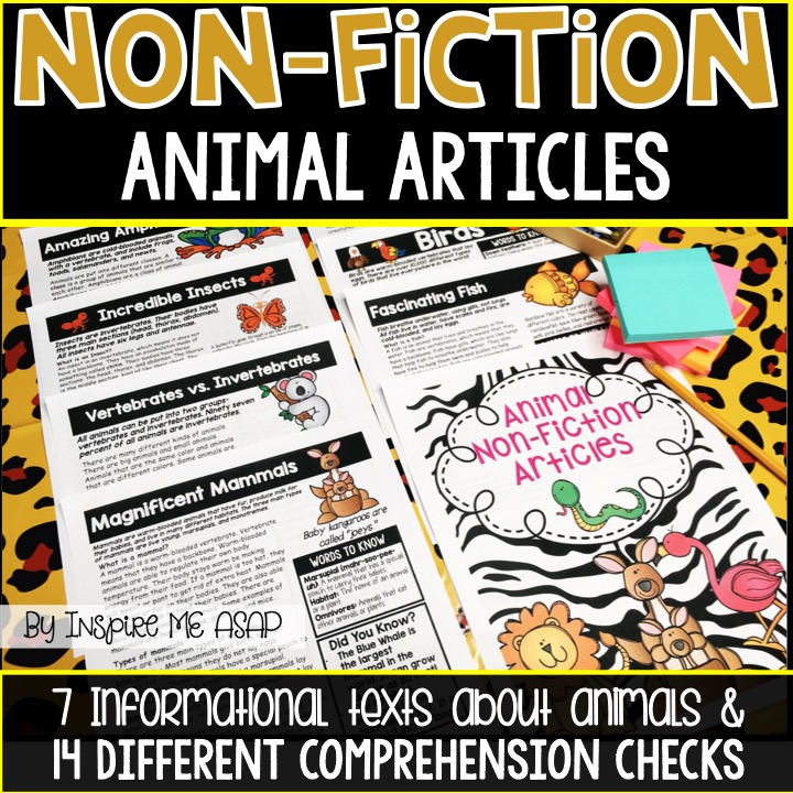 non fiction guided reading level N passages Inspire Me ASAP