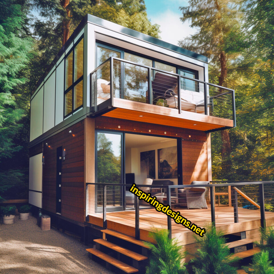 20+ Incredible Luxury Modern Tiny Homes With Huge Windows and Decks