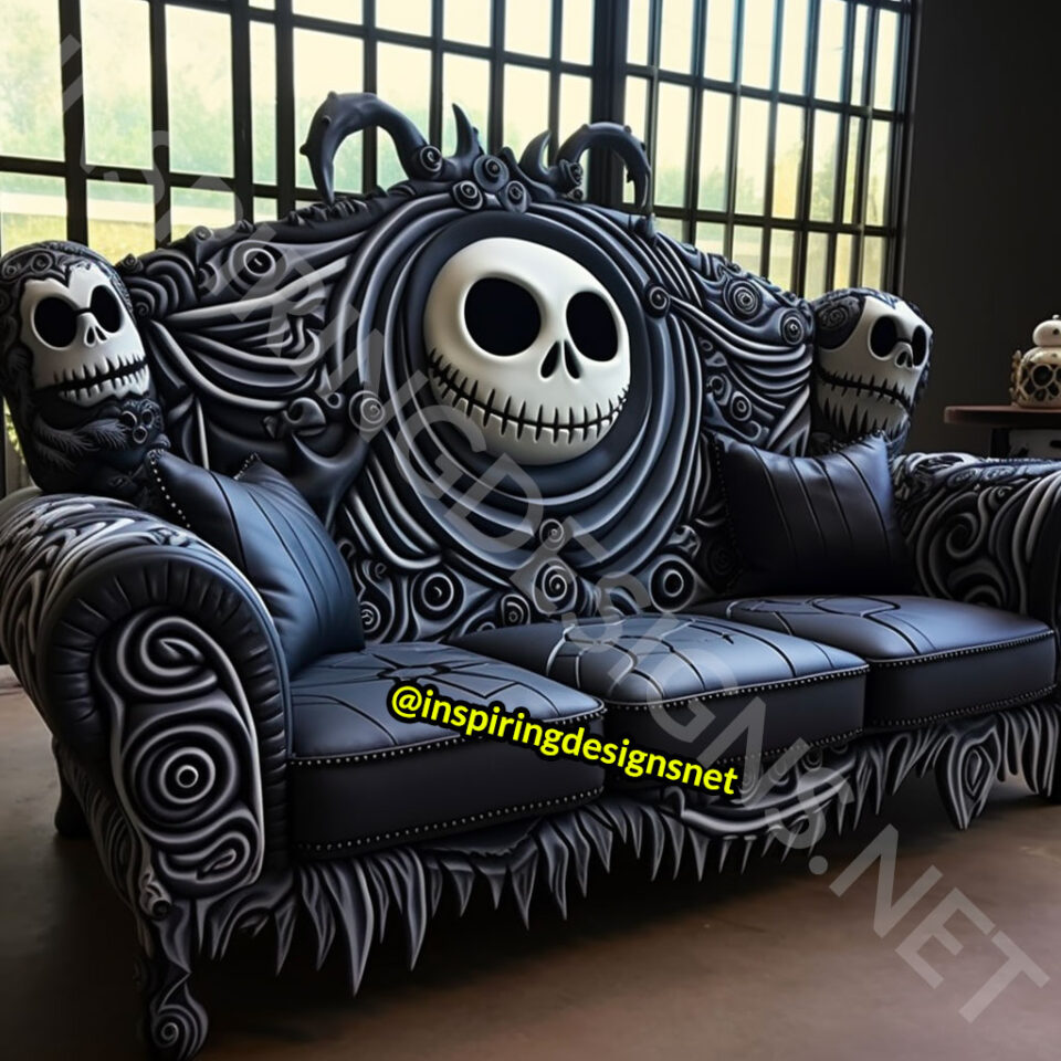 These Nightmare Before Christmas Sofas Turn Every Lounge into a Burton