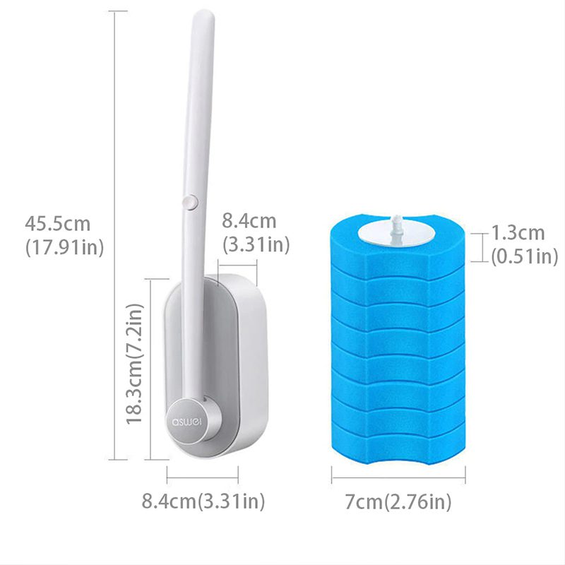 CleanWand™ Disposable Toilet Cleaning System (32 Brushes included