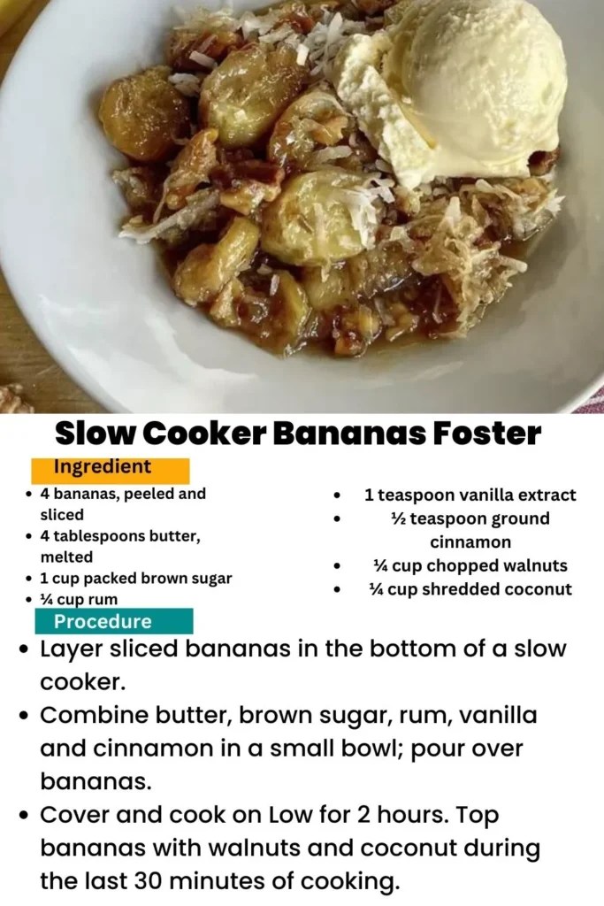Cinnamon Banana Bliss Slow Cooker Style