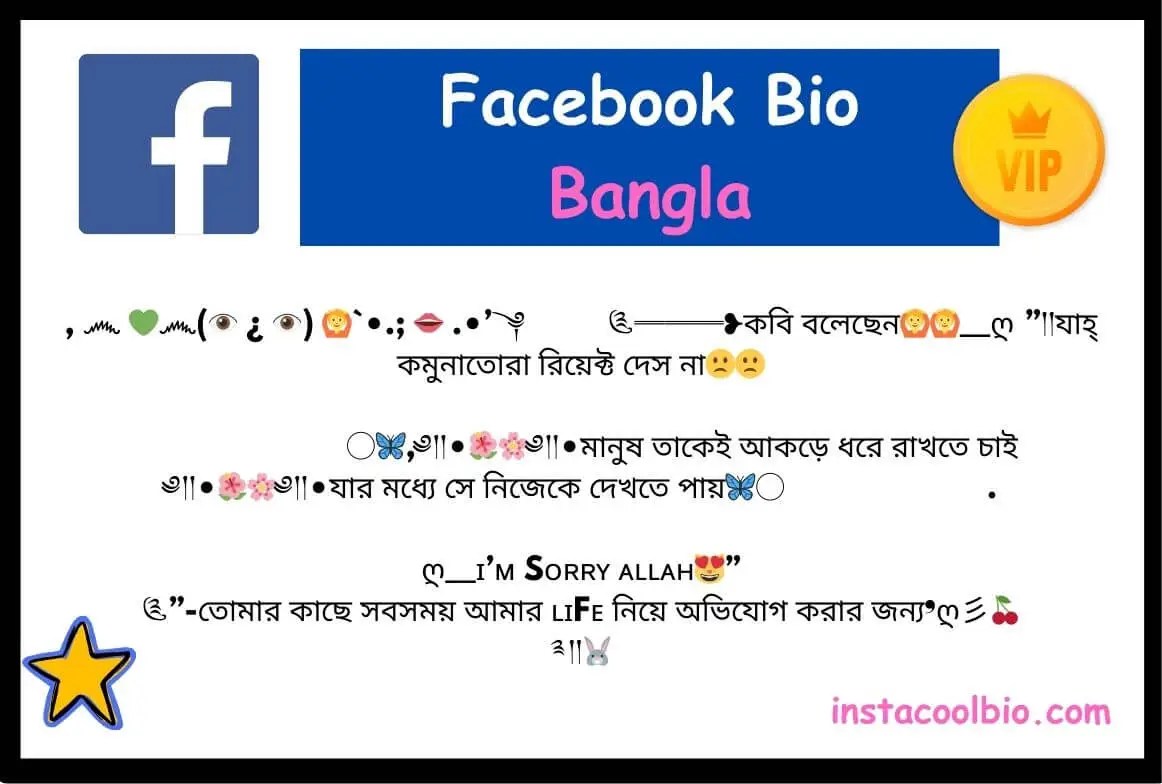 750+ Facebook Bio Bangla ফেসবুক বায়ো বাংলা 2024 Insta Cool Bio